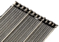 Food Grade Metal 1000mm*10m Chain Mesh Conveyor Belt Wire Diameter 0.8-4mm