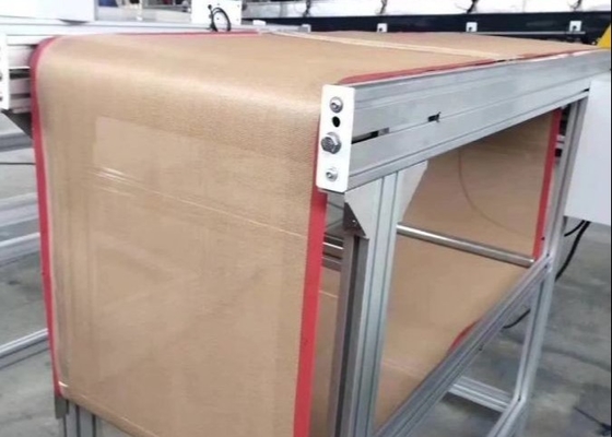 Coated Fiberglass Open Mesh Food Grade Ptfe Conveyor Belt 30cm to 4.3m