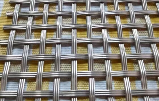 Spiral Stainless Steel Metal Curtain Wall Mesh, Hotel Decorative Curtains, Architectural Facade Decoration Metal Mesh