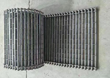 Deep Frying Machine Eye Link Conveyor Belt Stable Surface Wear Resistance