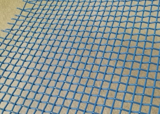 สายพานตาข่ายเครื่องเป่าตาข่ายสีน้ำเงิน 0.5 มม. สำหรับผักและผลไม้