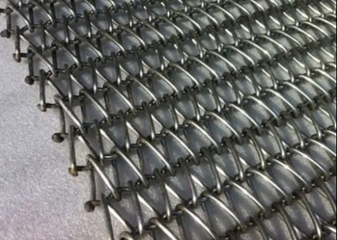 Wolfberry Washing 0.8mm Balanced Weave Conveyor Belts สแตนเลส