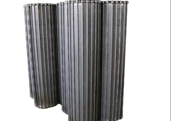 สายพานลำเลียงตาข่ายเกลียว 316SS สำหรับการชุบแก้วและล้างผัก