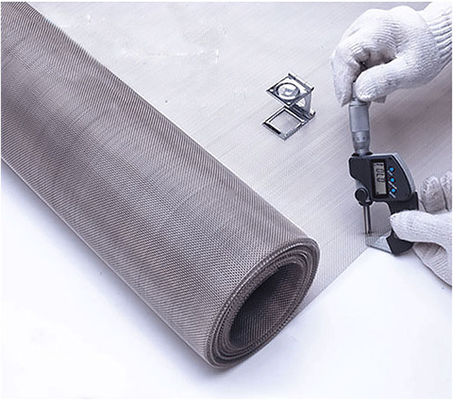 200 Mesh 0.05mm Ss สายใยเย็บ Mesh ทนต่อสารเคมี