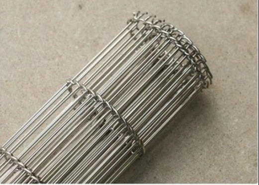 0.9 มิลลิเมตร ความร้อนทนทาน Flat Wire Mesh คอนเวียร์เบลท์สําหรับอุตสาหกรรม