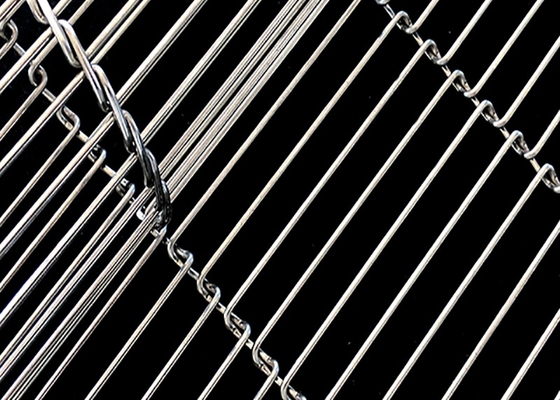 5 มิลลิเมตรความกว้างลูป Flat Wire Mesh คอนเวียร์เบลท์สําหรับการผลิตโดนัท