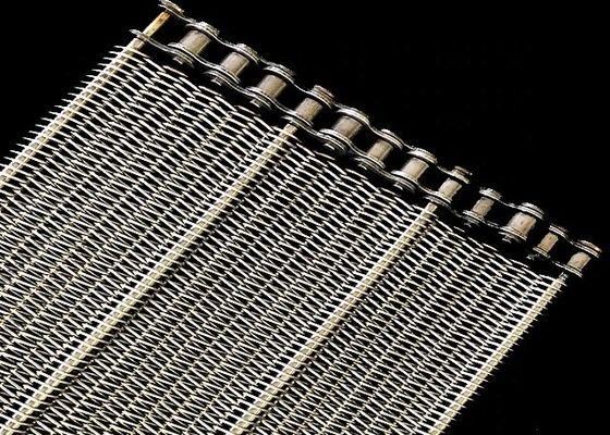 สายพานลำเลียงลวดลวดสแตนเลส 304 สำหรับการระบายความร้อน