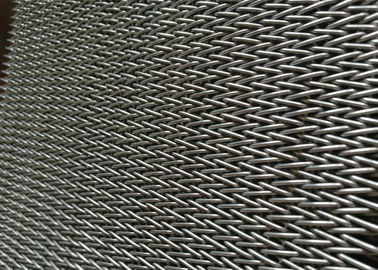 CE SGS 304SS Longlife H Erringbone ลวดตาข่ายเข็มขัดสำหรับบิสกิตเบเกอรี่