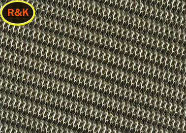 สายพานลวดตาข่ายป้องกันกรด Stainless Steel Dutch Woven 1m-1.6m
