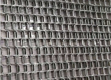 ผลิตภัณฑ์ Sieving ระบบสายพานลำเลียงตาข่ายโลหะแบน, สายพานตาข่ายอาหารเหล็กคาร์บอนสูง