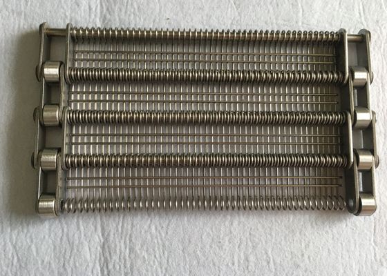 เตาอบลวกผัก SUS316L สายพานตาข่ายเกลียว