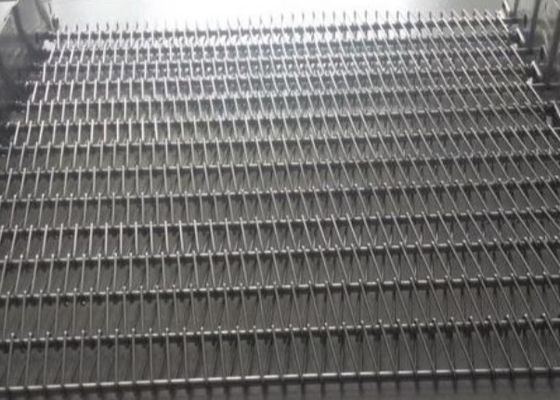 ระบายความร้อนอาหารแห้ง 304 สายพานตาข่ายเกลียวสแตนเลส