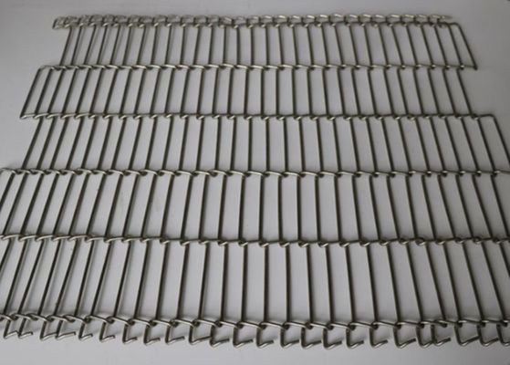 การอบเนื้อปลา 304 สแตนเลสแบน Flex Belt 3mm Dia