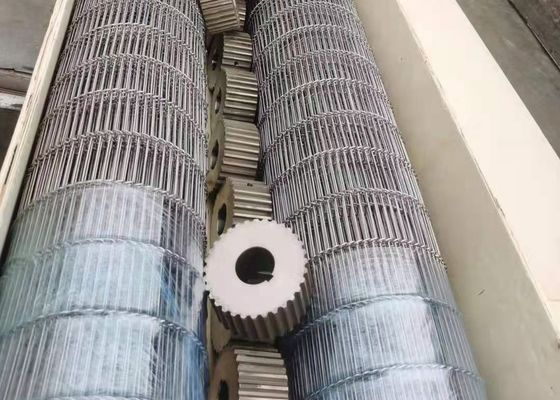 ชิปความกว้าง 50 ซม. ทอดอบสายพานแบนดิ้น 316l สแตนเลส