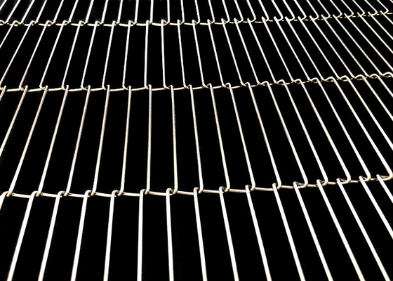 การล้างผักสายพานลำเลียงแบบยืดหยุ่นแบน 316l Wire