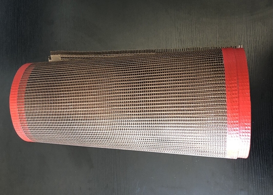สายพานลำเลียงไฟเบอร์กลาสเคลือบ PTFE การกัดกร่อนทางเคมีสำหรับเครื่องพิมพ์ Uv