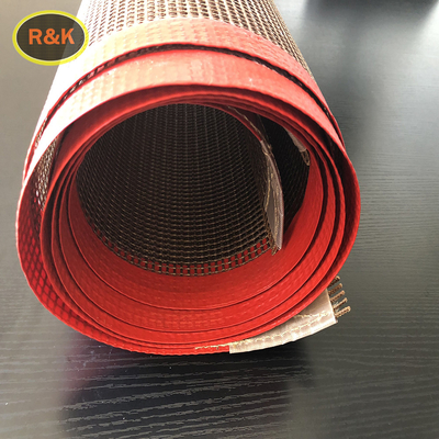 เครื่องแห้ง UV กันความร้อน Ptfe PTFE Mesh คอนเวียร์เบลท์ สําหรับกระเบื้องกระเบื้อง