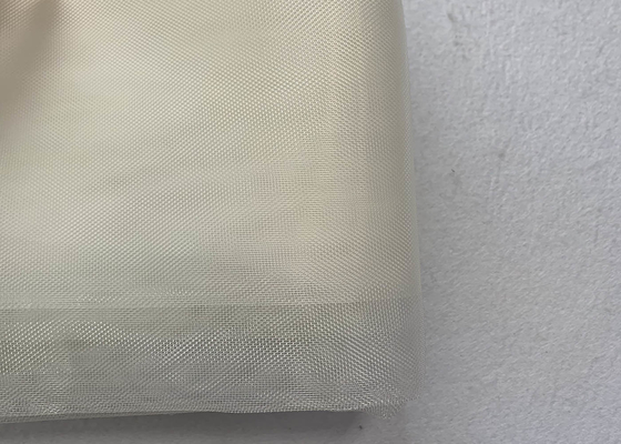 Plain Weave 12 ตาข่ายผ้ากรองไนลอนตาข่าย 100% สีขาวสีเหลือง