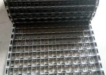 Chain Link 304 สายพานลวดตาข่ายแบนสำหรับล้างผัก Conveyor