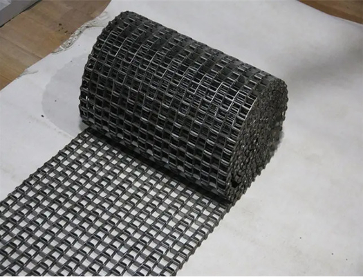 Hairise Flat Wire Mesh Belt ระบายความร้อนด้วยความร้อนสำหรับสายพานลำเลียง