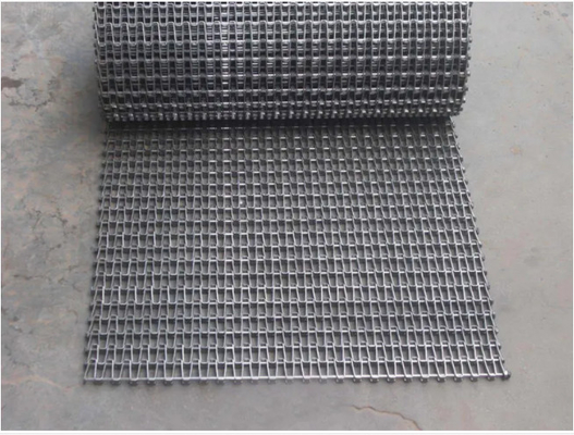 OEM สแตนเลสสายพานลำเลียงแบนลวดตาข่ายเข็มขัดป้องกันการกัดกร่อน